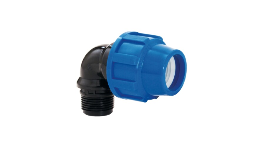 Cot compresiune PeHD 40x1 1/4 FE, D 40 mm, filet exterior Poliext - Prompt Service