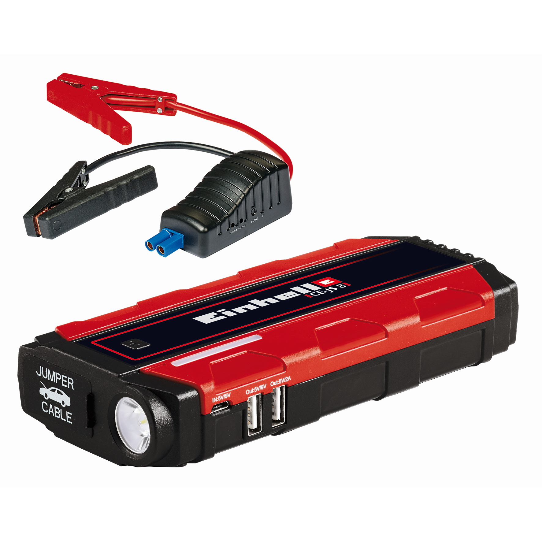 Jump starter auto Einhell CE-JS 8, 12V, acumulator auto - Prompt Service
