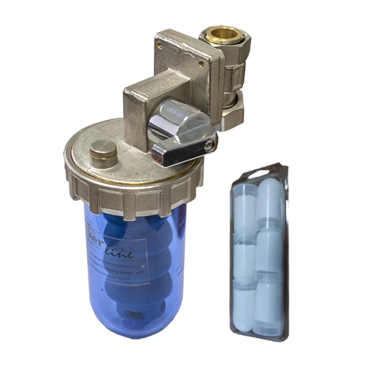 Filtru anticalcar vertical cu 6 rezerve, Everline 1/2 EVP-WDV12C6 - Prompt Service