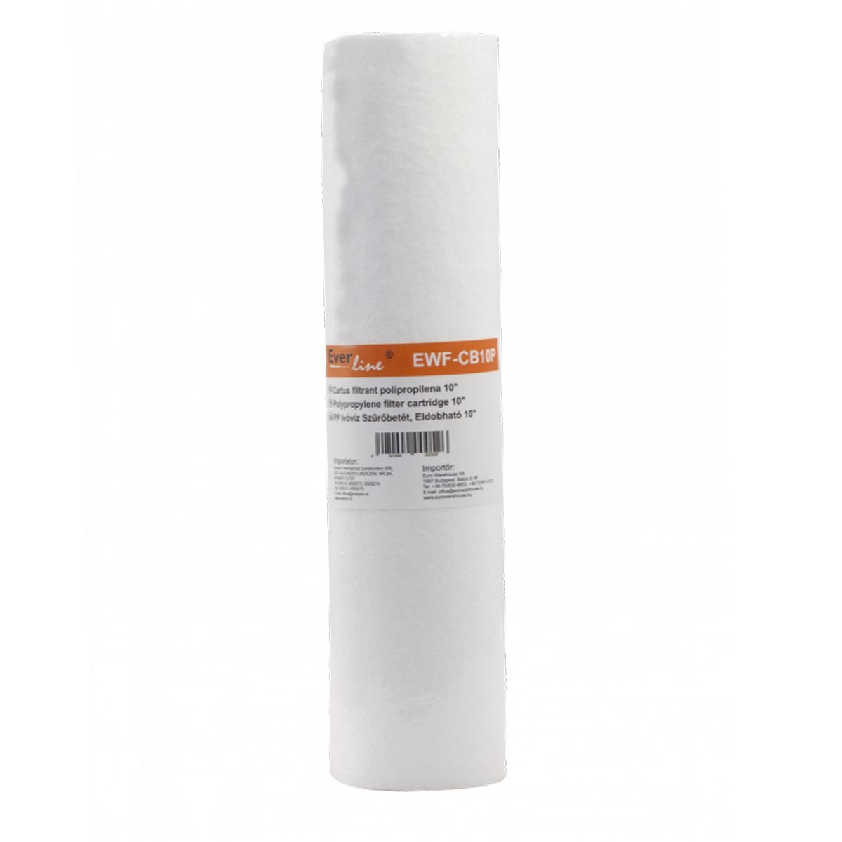 Cartus filtrant polipropilena, lungime 10" Everline, EWF-CB10P - Prompt Service