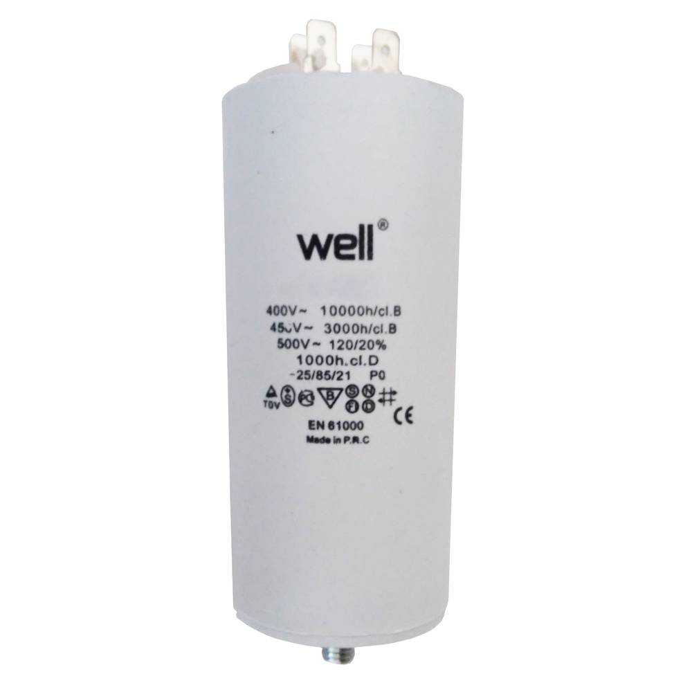 Condensator pornire motor Well MOTCAP 60uF 400V cu pini - Prompt Service