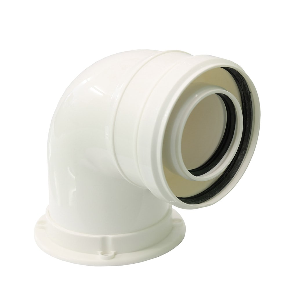 Cot evacuare centrala termica condensare ATI Tip 08, PP/PP, diametru 60 / 100, WBPPCUR61008 - Prompt Service