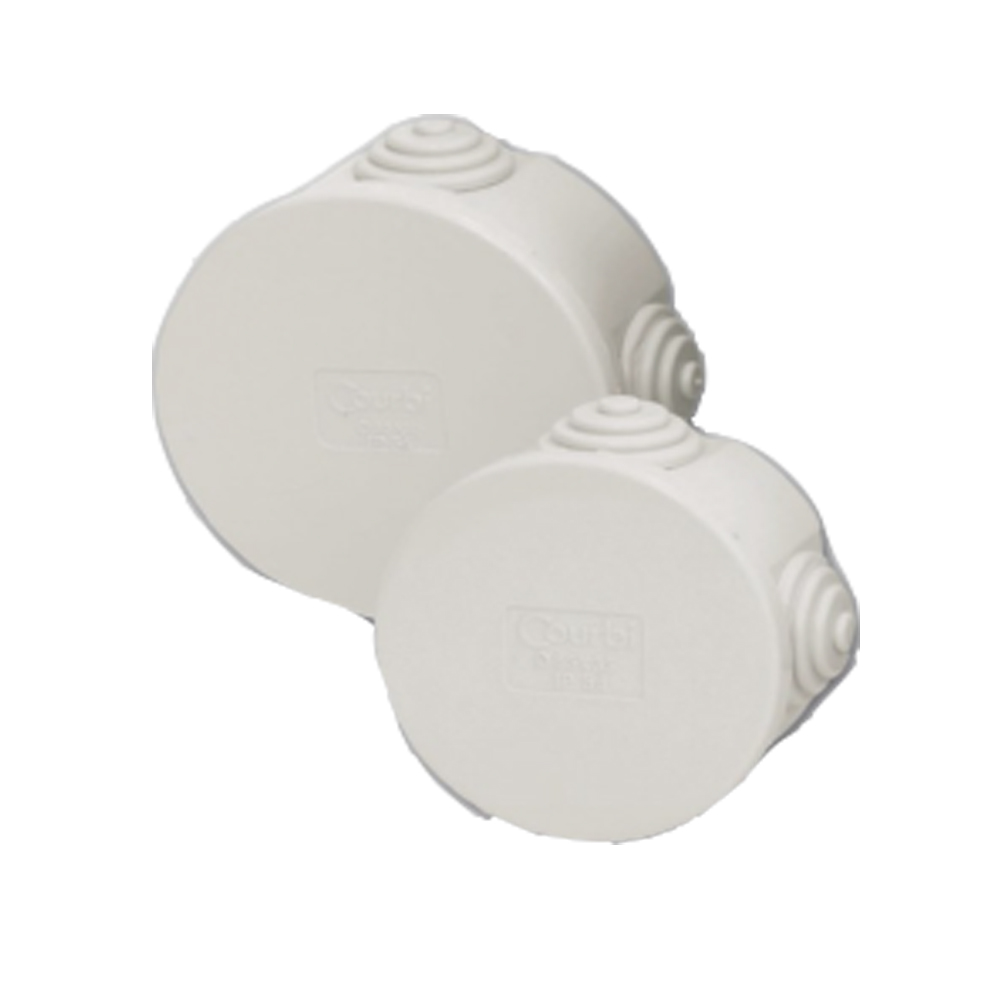 Doza etansa de legatura, rotunda, 80 x 40 mm, Courbi - Prompt Service