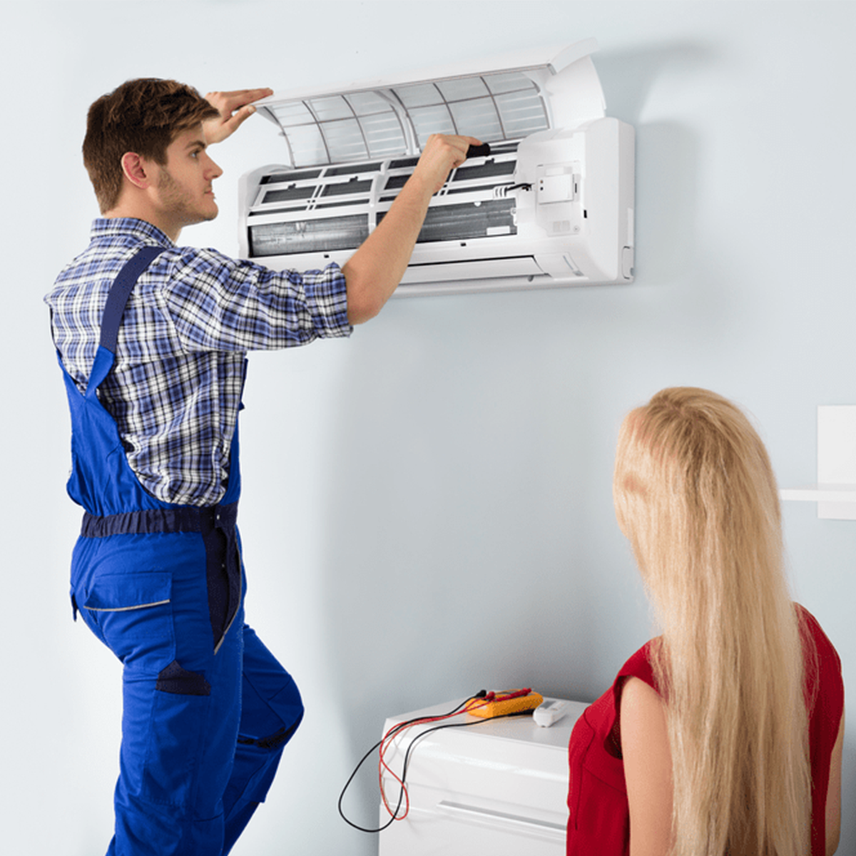 Montaj standard aer conditionat 7000 - 12000 BTU (in limita a 3 m traseu frigorific și Prompt Service Clima - Prompt Service