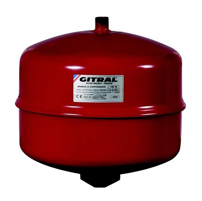 Vas de expansiune 12 litri Gitral MB 12, membrana fixa, 4 bar, incalzire - Prompt Service