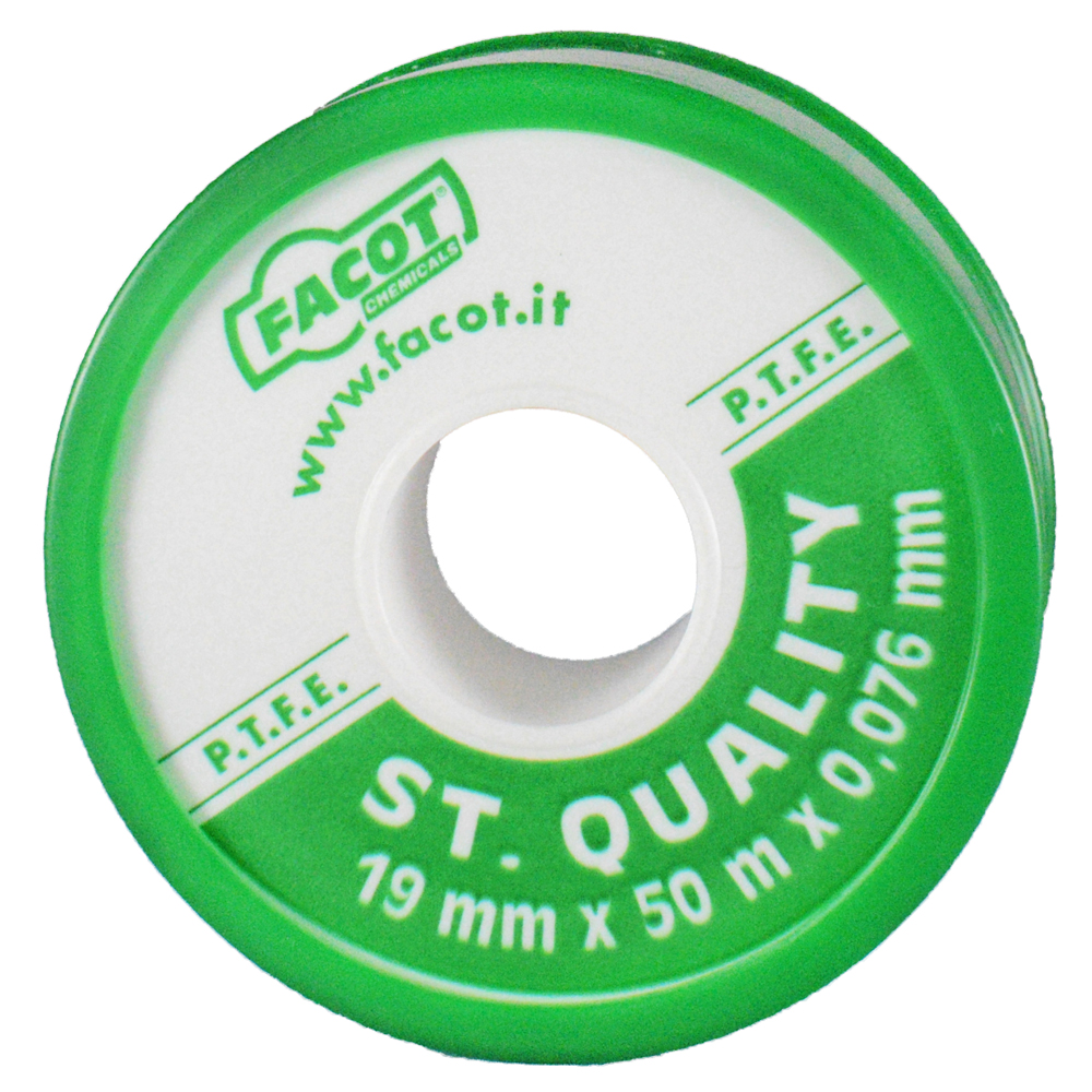 Banda teflon PTFE Facot latime 19 mm, lungime 50 m, grosime 0.076 mm - Prompt Service