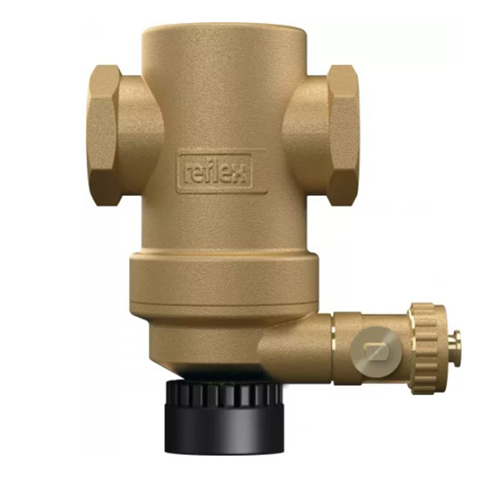 Filtru anti-magnetita si anti-namol Reflex Exdirt, pentru protectie centrala termica, 1 1/2'' M, montaj orizontal - 9256640