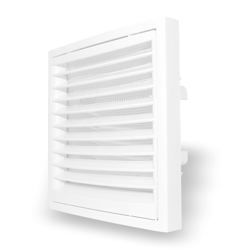 Grila ventilatie rectangulara cu plasa de insecte Dospel KR 100/125 /ZP