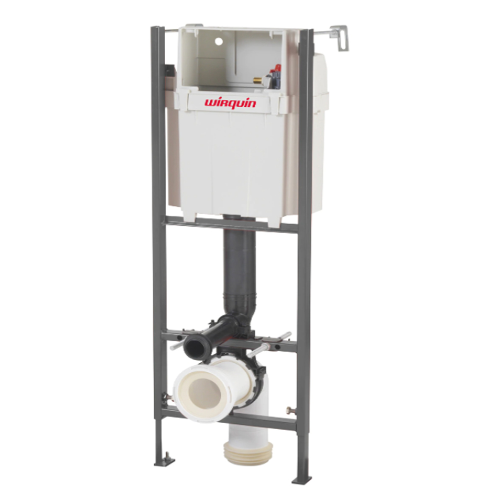 Set rezervor incastrat WC, robinet flotor, racord evacuare, Wirquin Initio Esentie, 50950176 - Prompt Service
