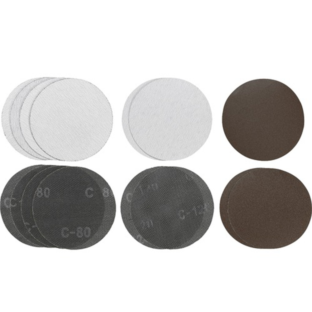 Set 15 discuri abrazive pentru slefuit pereti si suprafete plane, 180 mm, KWB