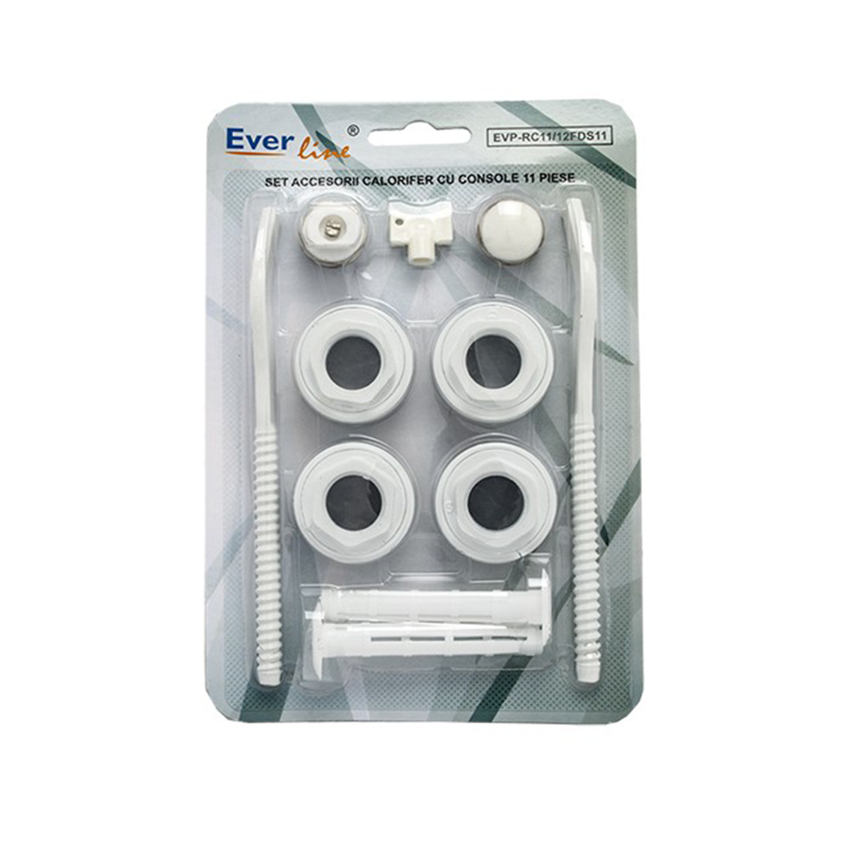 Set accesorii radiator 11 piese Everpro, EVP-RC11/12FDS