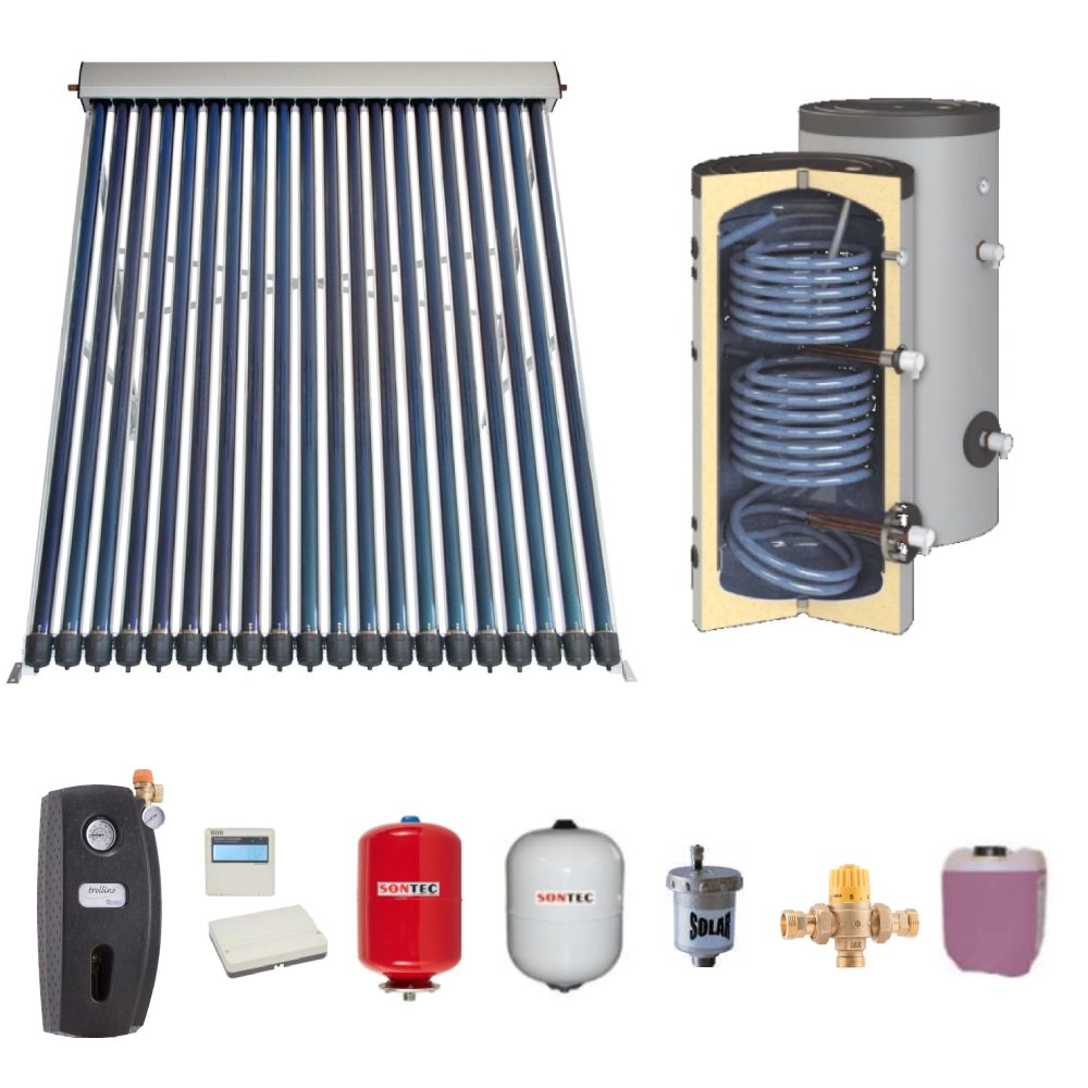 Pachet solar cu panou vidat Sontec pentru