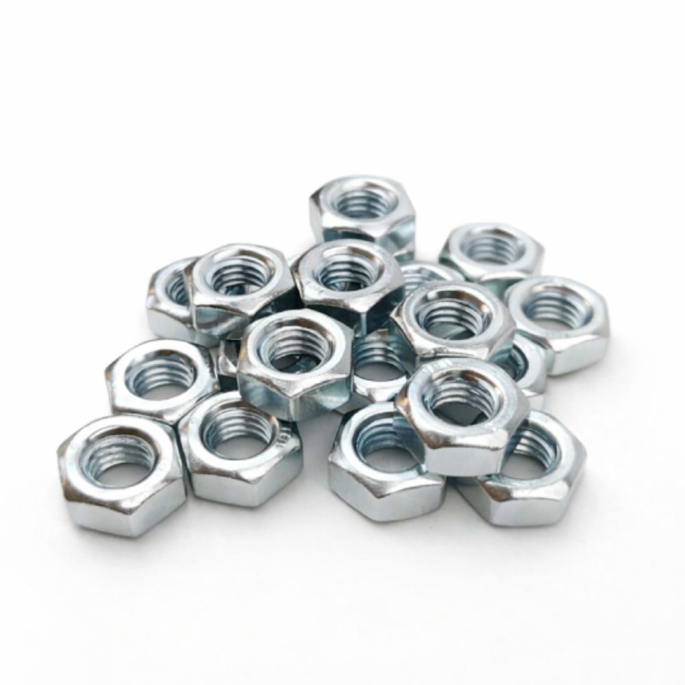 Pachet piulite hexagonale Chavesbao DIN 934 Zn M8 (cutie de 200 bucati)