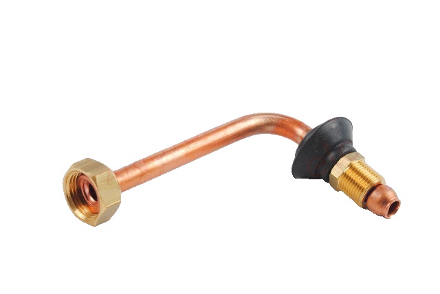 Tubo Entrata Gaz 1/2+ Gommino pentru boiler pe gaz Ariston SGA 150CS (CE) cod piesa 230777