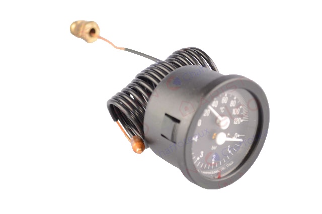 Termomanometru pentru centrala termica Ariston DIA 20 M FFI CE M, DIA TANK 27RFFI MET CE cod piesa 571832