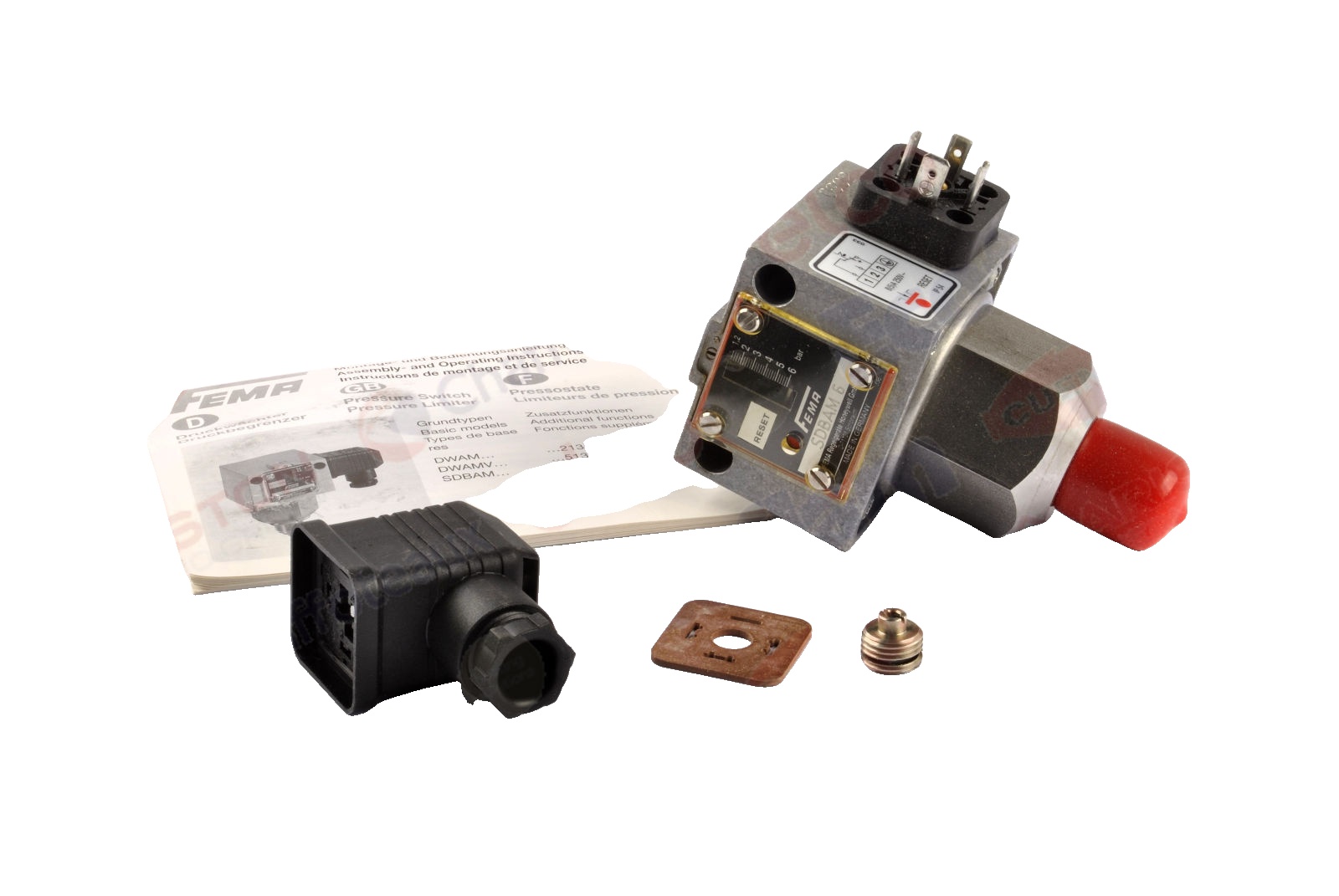 Presostat Sdbram (max) pentru instant pe gaz Ariston CAZAN PARDOSEALA R3402 RMX S, CAZAN PARDOSEALA R3403 RMX S cod piesa 64201241