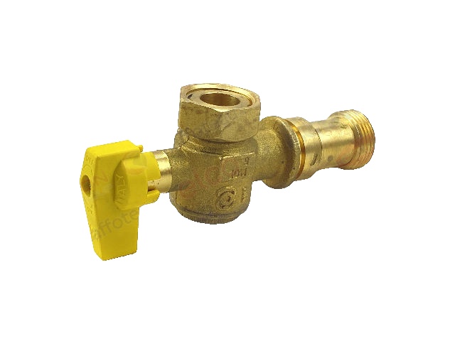 Robinet (3/4 ) pentru boiler pe gaz si centrala termica de pardoseala Ariston ACO MFFI(BE), MICROGENUS PLUS 24 MFFI cod piesa 65104050