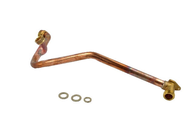 Țeavă (secundar Retur) pentru centrala termica de pardoseala Ariston GENUS PREMIUM FS 12 EAA1, GENUS PREMIUM SOLAR FS 24 EA cod piesa 65105753