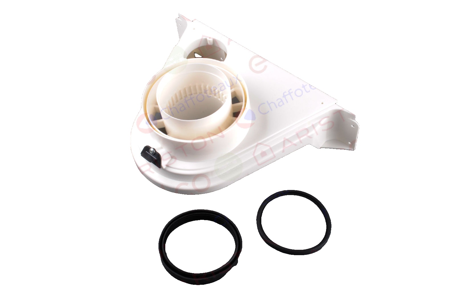 Coş (colector/cap Evacuare ) pentru centrala termica de pardoseala Ariston GENUS PREMIUM EVO FS 18, GENUS PREMIUM EVO SOLAR FS 1 cod piesa 65105849