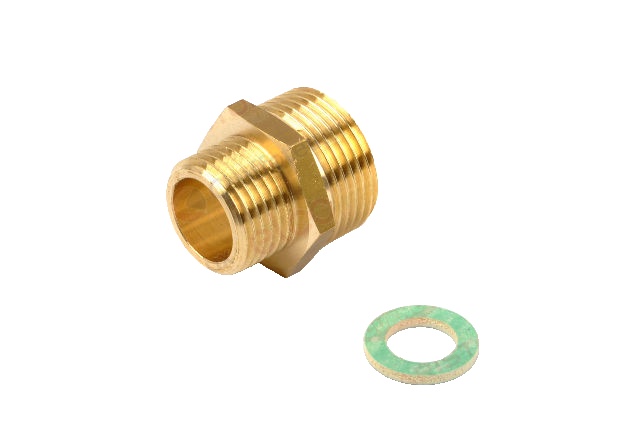 Nipples Ot M-m G3/4 - G1/2 pentru centrala termica de pardoseala Ariston GENUS PREMIUM FS 12 EAA1, GENUS PREMIUM SOLAR FS 24 EA cod piesa 65120191