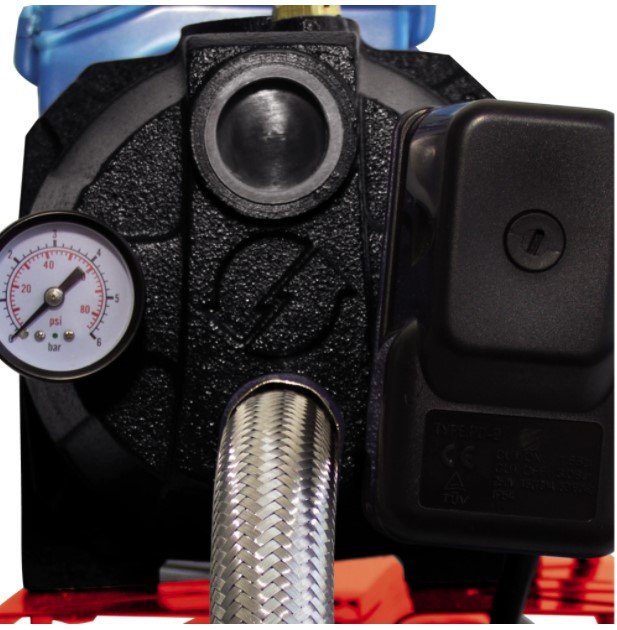 Hidrofor 600 W, rezervor 20 L, 3600 L/h, aspiratie 8 m, inaltime max. 40 m - imagine 2