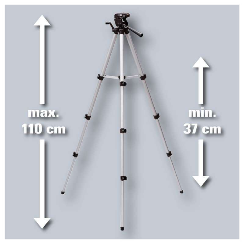 Trepied pentru nivela cu laser, 110 cm, husa pentru transport inclusa, Einhell - imagine 3