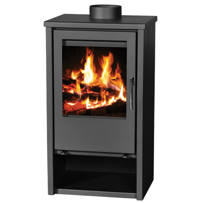 Soba pe lemne Victoria 05 Regina, 9Kw, clasa energetica A+, Gri - imagine principală