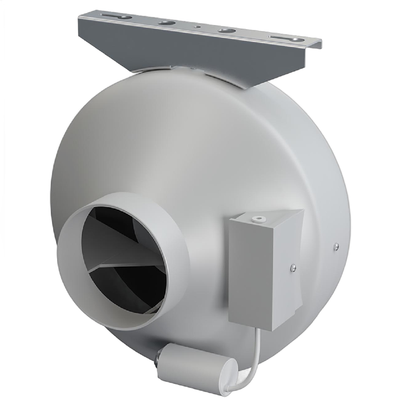 Ventilator Venteurope TWISTER 200, centrifugal de tubulatura D200