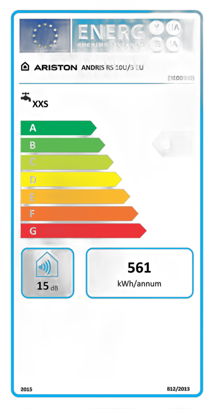 Boiler electric 10 l Ariston Andris RS 10 U EU, sub chiuveta - imagine 4
