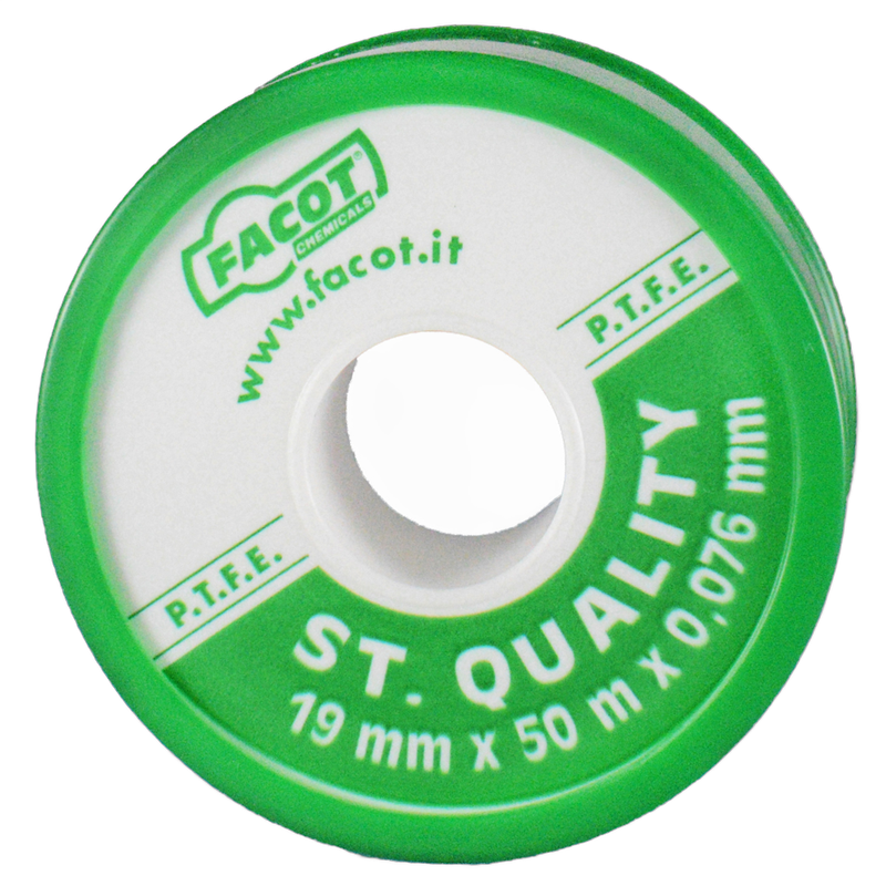 Banda teflon PTFE Facot latime 19 mm, lungime 50 m, grosime 0.076 mm - imagine principală