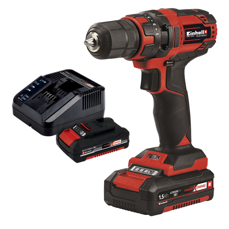 Masina de gaurit si insurubat Einhell, PXC TC-CD 18/35 Li, 21 trepte, incarcare rapida, acumulator inclus - imagine 3