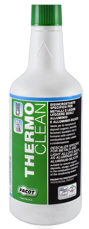Solutie curatare camera ardere centrale termice in condensare Facot Thermoclean 750 ml cu pulverizator - imagine principală