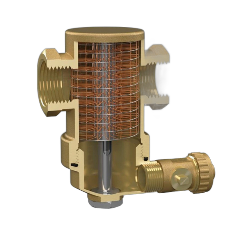 Filtru anti-magnetita si anti-namol Reflex Exdirt, pentru protectie centrala termica, 1 1/2'' M, montaj orizontal - 9256640 - imagine 2