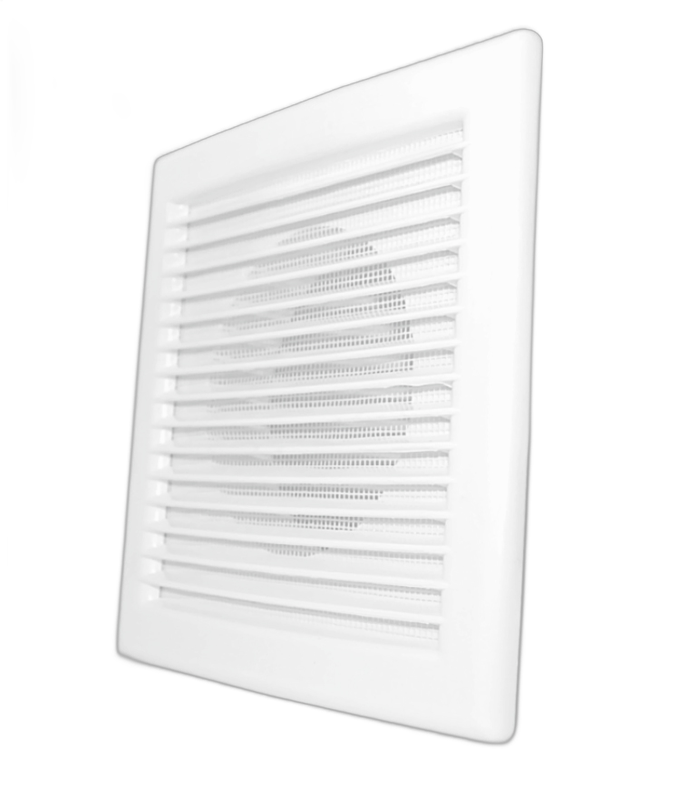 Grila ventilatie rectangulara cu plasa de insecte Dospel DL/100 RW - imagine principală