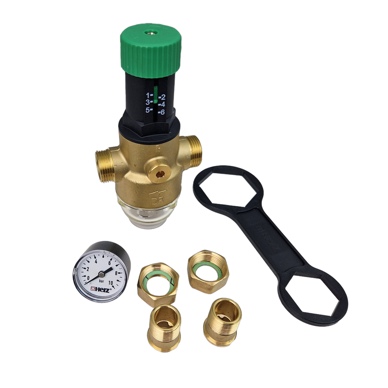 Reductor de presiune apa 3/4 Herz, filtru, manometru - imagine 2