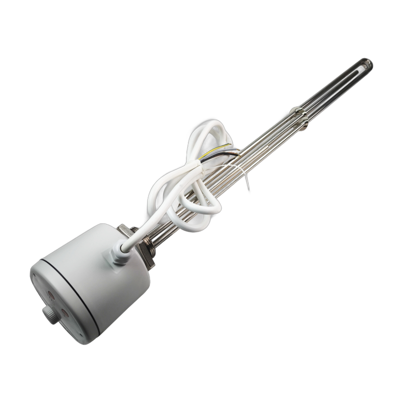 Rezistenta electrica cu termostat Unival, racord 1 1/2", capacitate 9000 W, alimentare 400V - poza pespectiva