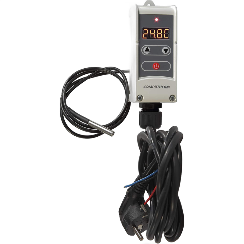 Termostat digital cu senzor contact la distanta Computherm WRP-100GC, Control pompa circulatie, Functie anti-inghet, Anti-blocare - imagine principală