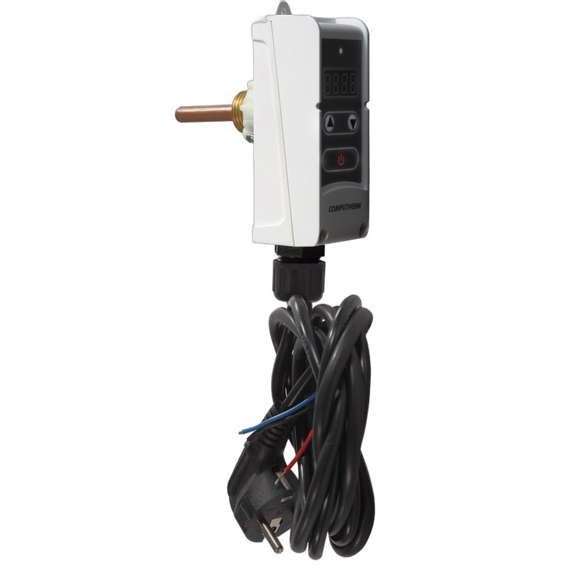 Termostat digital cu senzor imersie Computherm WRP-100GE, Control pompa circulatie, Functie anti-inghet, Anti-blocare - imagine 2