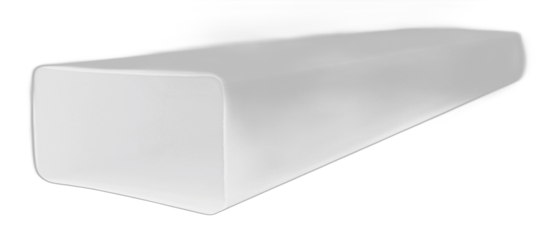 Tubulatura ventilatie rectangulara Dospel D/P 110x55mm, lungime 150 cm - imagine principală