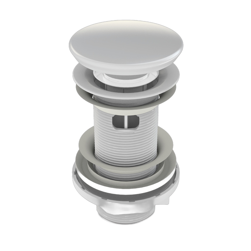 Ventil quick clack cu preaplin pentru lavoar, 100, 1''1/4, alb, Wirquin, 30950182 - imagine principală