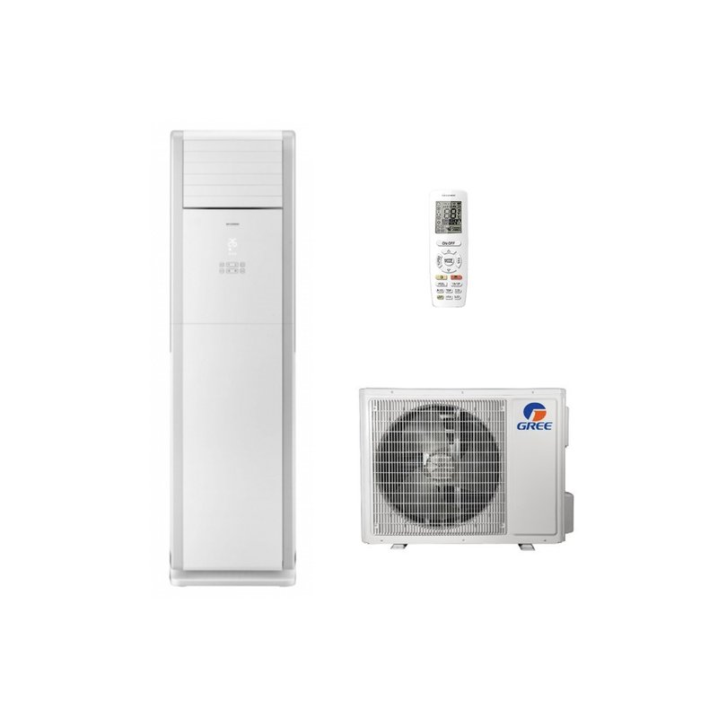 Aer conditionat tip coloana de podea Gree T-Fresh GVH24AMXF-K6DNC7A, 24000 BTU