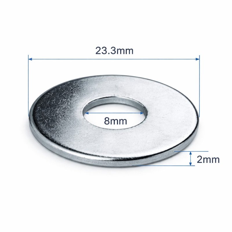 Pachet saibe plate Chavesbao DIN 9021 Zn M8x24x2 (cutie 200 bucati) imaginea 2