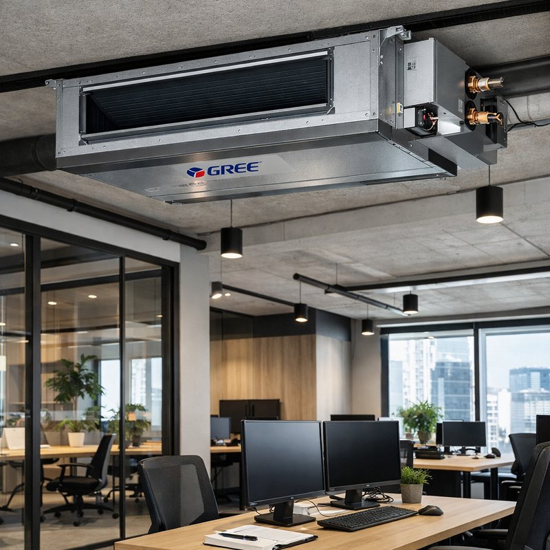 Aer conditionat tip duct Gree GUD140PHS1/A-S-GUD140W1/NhA-X, 48000 BTU